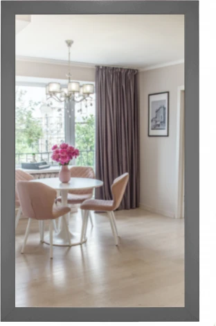 Зеркало настенное BeautyStyle 11 серый графит 118 см х 60,6 см от фабрики Mebelik