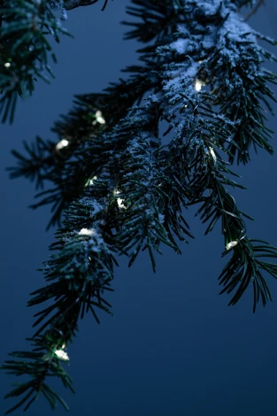 Садовая гирлянда светодиодная на солнечной батарее Нить холодный свет 21,9 м ЭРА ERASF22-17