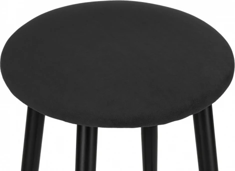 Полубарный стул Гангток крутящийся (Гангток крутящийся черный / черный матовый) Woodville арт.578582