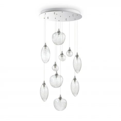 Подвесной светильник Ideal Lux Baco SP10 CROMO