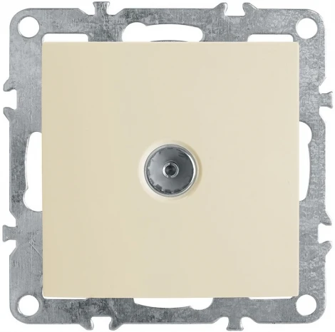 ТВ-розетка (слоновая кость) Stekker Эрна 39326