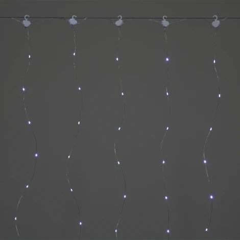 Гирлянда светодиодная занавес Роса 3х3м 300LED с контроллером и пультом Sneha A-972 W c