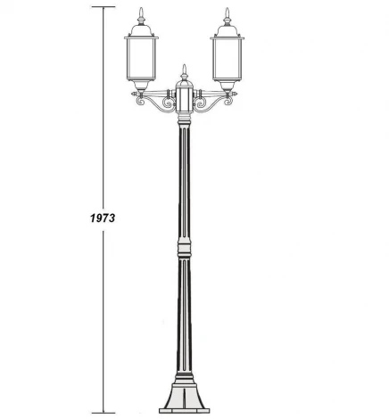 Наземный фонарь Oasis Light Dublin 64708 A