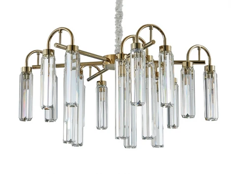 Подвесная люстра Newport 4520 4526+3/C new gold (220V, на цепи)