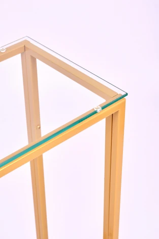 Консольный стол AllConsoles 1084-CG clear золотой