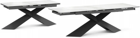 Стол раскладной Top Concept Tyler (180+40+40), керамика матовая, светлый