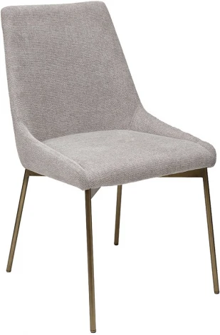 Стул обеденный белый+бронза 49*61*87см Garda Decor арт.163YH-06963