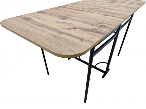 Стол-книжка Дуб вотан, Черный муар Мир стульев Мир стульев Искра 102320