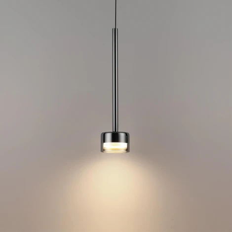 Подвесной светильник Odeon Light Laslo 7150/10L черный/ дымчатое стекло/металл IP20 LED 10W 3000K 220V