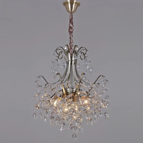 Подвесная люстра хрустальная Reluce 68200-0.4-450 AB