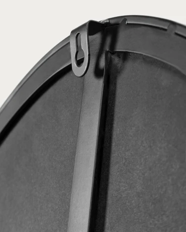 Настенное зеркало La Forma (ex Julia Grup) Anera (Черный/ Металл,Сталь,Стекло,МДФ)