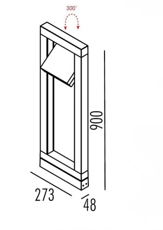 Наземный светильник Oasis Light W61847-900