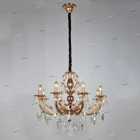 Подвесная люстра Omnilux Grosseto OML-77723-08 (220V, на цепи, подсвечник, свеча)