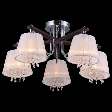 Потолочная люстра Natali Kovaltseva Valencia 11421/5C WENGE