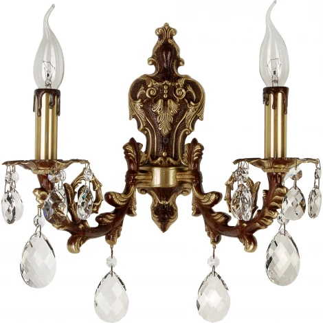 Бра N-Light 305 305-02-51 краповый+бронза