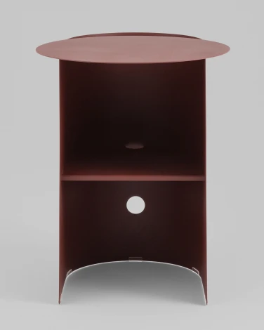 Журнальный столик Stool Group Floire металл бордовый УТ000041883