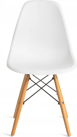 Стул CINDY (EAMES) (mod. 1801) / 2 шт. в упаковке Tetchair (Дерево бук,Металл,Пластик/Белый) арт.24420
