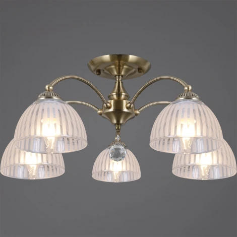 Потолочная люстра на штанге ILLUMICO IL0564-5CSQ-25AB ELITE