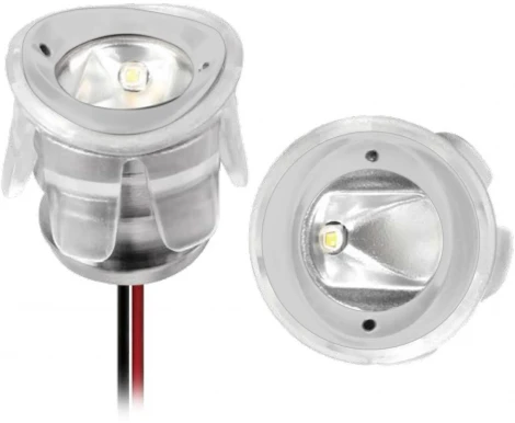 Встраиваемый светильник уличный ALT-LODESTAR-HANDRAIL-R27-1.5W Warm3000 (GR, 30x60 deg, 12-24V) (Arlight, IP67 Металл) 045490 (LED)