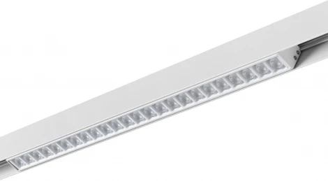 Трековый светильник Downlight низковольтный светодиодный Novotech SHINO FLUM 359489 белый LED 24W 48V 3000-6500K (регулировка яркости, управление смартфоном, умный дом - Алиса, Smart Life)