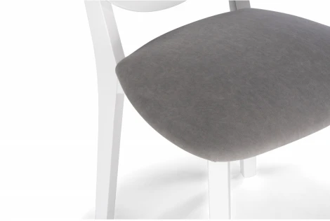 Обеденный стул Woodville Марти Максимал (Дерево, Ткань/Белый) арт.620129