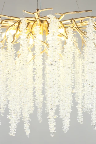 Подвесная люстра Aployt Paulina APL.848.03.13 (220V, хрусталь, на тросе, ветки)