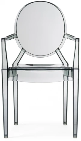 Пластиковый стул Woodville Luis gray 15441