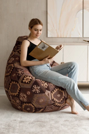 Кресло мешок Dreambag Груша Мехико Коричневое (2XL, Классический) 5003231
