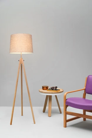 Торшер на треноге Maytoni Calvin Z177-FL-01-BR (220V)