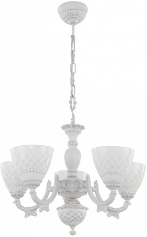 Подвесная люстра Arte Milano AM343837 343837/5 WT+SL (220V, на цепи)
