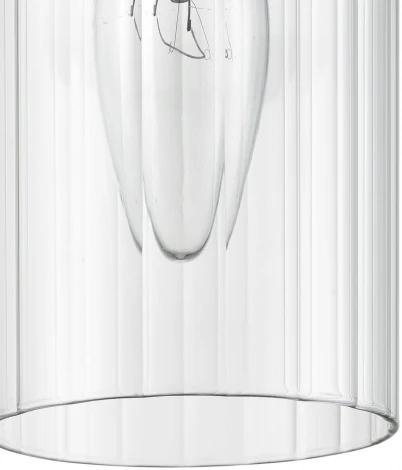 Подвесной светильник Lumion Isha 8102/1A хром/прозрачный металл/металл Е14 1*40W 220V (на проводе, круглые)