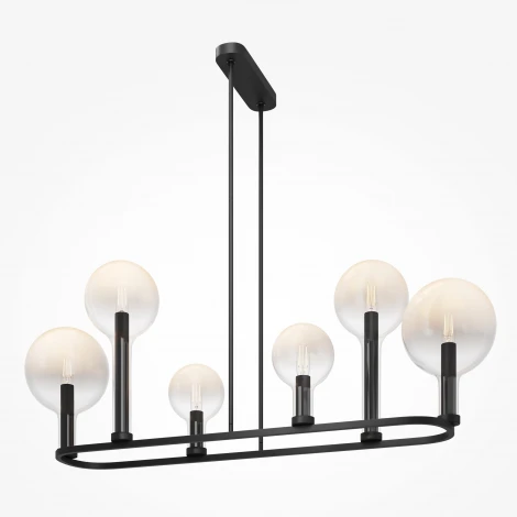 Потолочная люстра на штанге Maytoni Status MOD333PL-06B1 (220V, шарики)