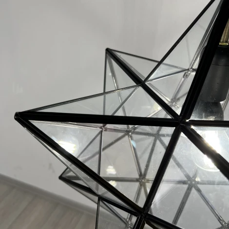 Подвесной светильник (люстра) Black Star Clear Glass 20 См ImperiumLoft 101314-26 (189646-26) (220V, на цепи)