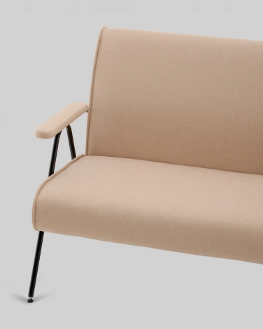 Диван Эндино рогожка бежевый Stool Group арт.УТ000041564