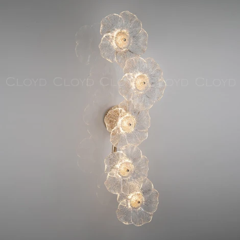Настенный светильник светодиодный с цветами Cloyd Shambala 20396 (220V, цветы)