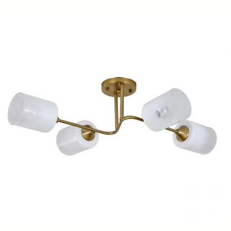 Потолочная люстра на штанге 150006/4R E27*60W Copper Escada Intera ES0000063