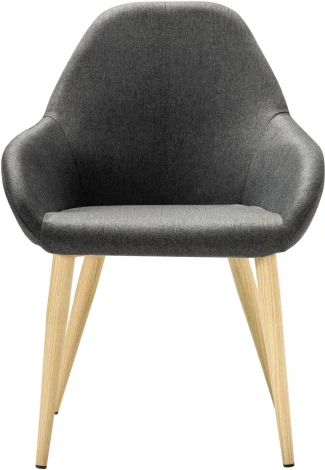 Кресло Kent темно-серый/нат.дуб R-Home арт.410119131h_ТмСер_н.дуб