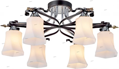 Потолочная люстра IDLamp Monga 849/6PF-Dark