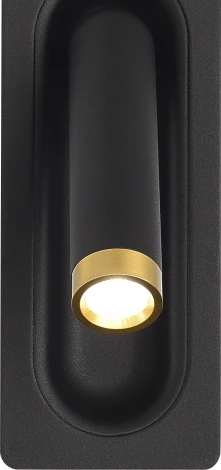 Спот ST Luce SL6238 SL6238.401.01 черный/черный,латунь LED 1*3W 4000K (220V)