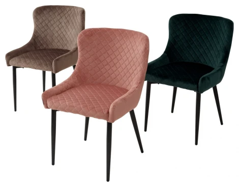 Обеденный стул M-City SORREL BLUVEL-78 GREEN, велюр