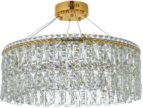 Подвесная люстра Arti Lampadari Ovindoli Ovindoli L 1.5.80.100 G (LED, 220V, на тросе, круглые)