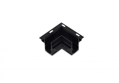 L-образный угол-соединитель для встраиваемого шинопровода DLT2512InB черный Donolux SPACE-Track system L corner12InB