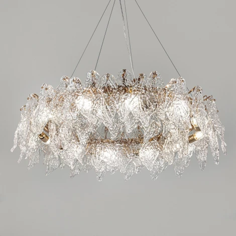 Подвесная люстра хрустальная Modelux MODESTYLE MS.2290.12 GD