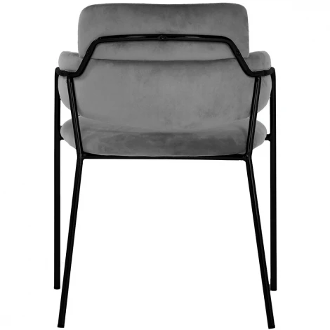 Стул Napoli латте с черными ножками