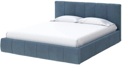 PROxSON Кровать Varna Grand без основания (Ткань: Велюр Monopoly Прованский синий (792)) 140x200