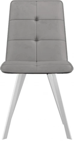 Стул DikLine 280 B22 GREY, ножки белые