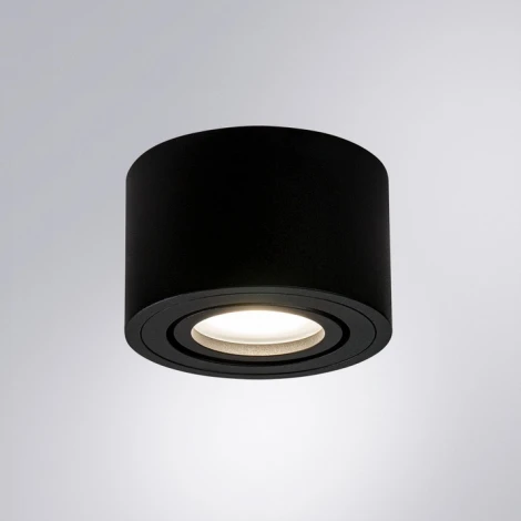 Накладной потолочный светильник Arte Lamp Unito A0550PL-1BK (LED, 220V, круглые, IP44)