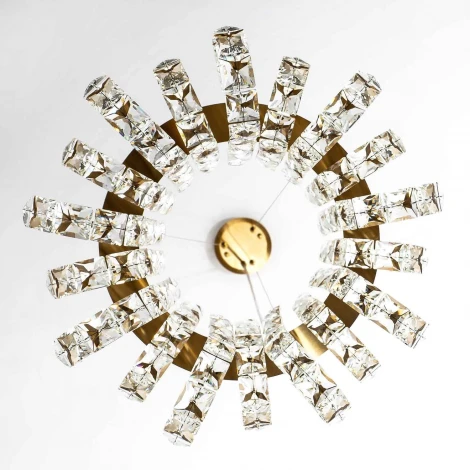 Подвесная люстра хрустальная Modelux MODELUX ML.6621.9 BS