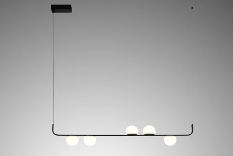 Подвесной светильник Arte Lamp Poplar A2174SP-5BK (LED, 220V, пульт управления, на тросе)