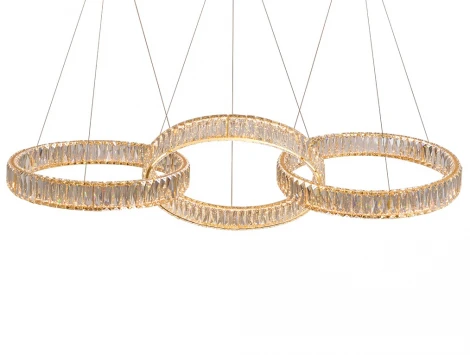 Подвесной светодиодный светильник кольцо Newport 8240 8243N/S gold (220V, на тросе, кольцо)